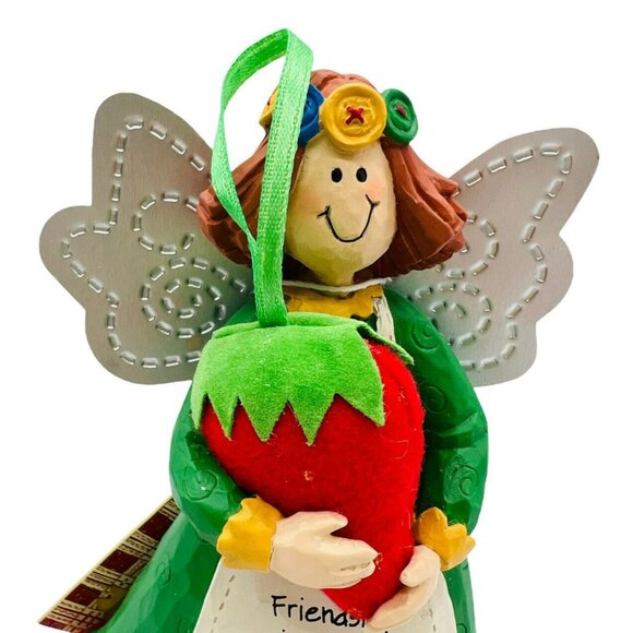 Gooseberry Patch Crafting Angel Pin Cushion Strawberry Midwest Cannon Falls - Picture 3 of 10